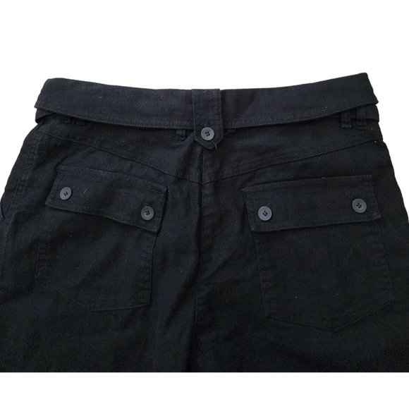 For The Republic NWT Black Tie Solid Cuffed Pants 10 - Picture 3 of 5